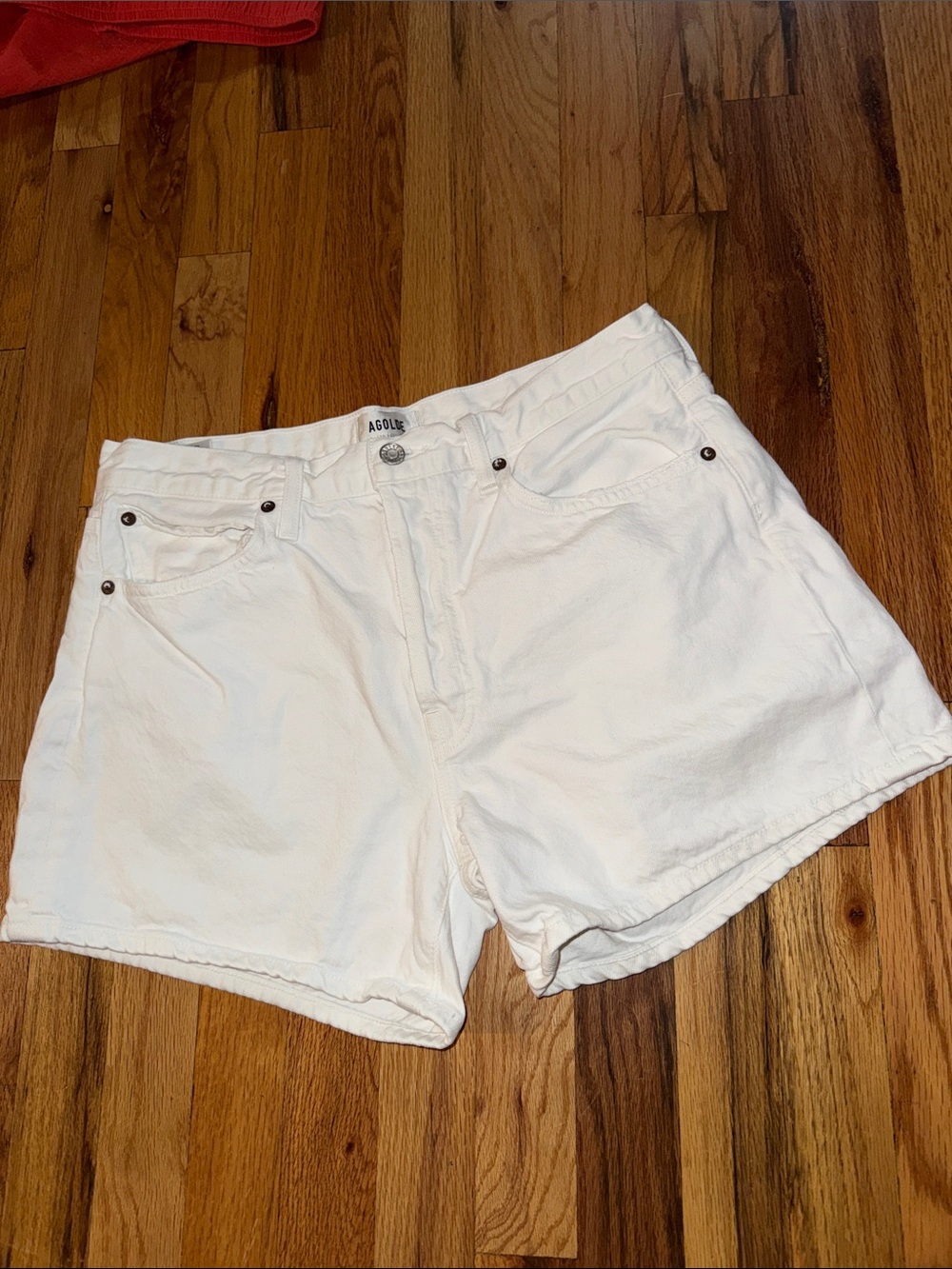 AGOLDE denim jean shorts